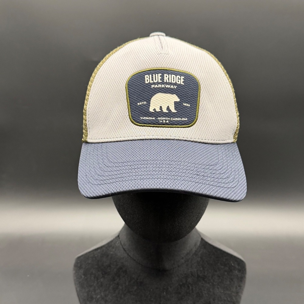 National Park Foundation Unisex Blue Ridge Parkway Bear Trucker Hat OSFM Cap